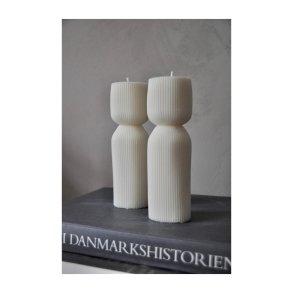 Hour glass candle - small