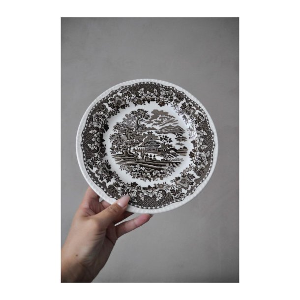 Vintage porcelnstallerkner 