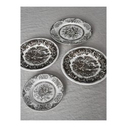 Vintage porcelnstallerkner 