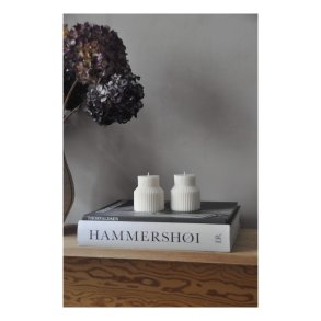 Ripple cone candle - small