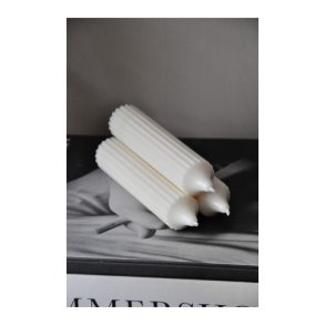 Classic ripple candle - small