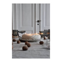 Swirl candle - krans