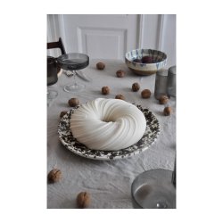 Swirl candle - krans