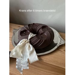 Swirl candle - krans