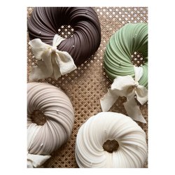 Swirl candle - krans